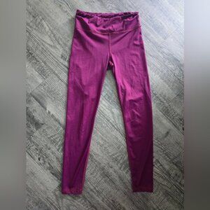 Jolyn Clothing Purple Leggings High Waist Performance